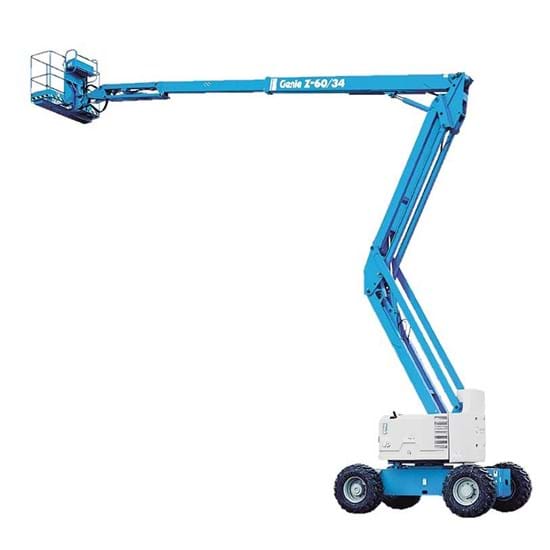 Genie Z-60/34 Plate-forme articulée diesel 2012 - 20m, portée 11m, 4WD