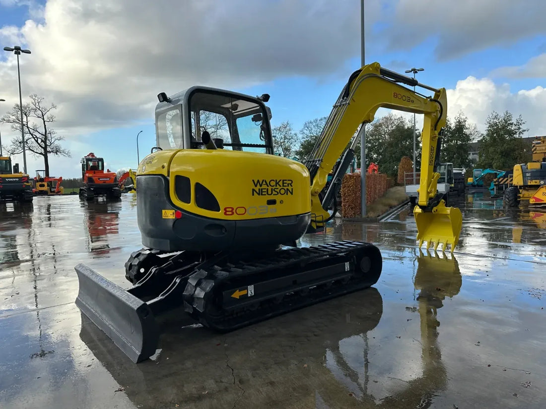 Wacker Neuson 8003 (2015) Escavatore 5 Ton - Motore Yanmar 43kW, 3477h, Attacco Rapido