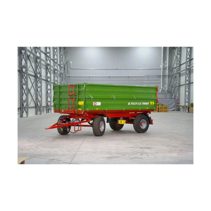 Rimorchio agricolo 2 assi 6T con cassone ribaltabile