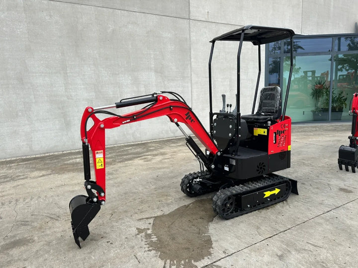 JPC HT12 Mini Excavator 2025 - Nou 0h, 1 tonă, motor diesel Koop, Quick Hitches