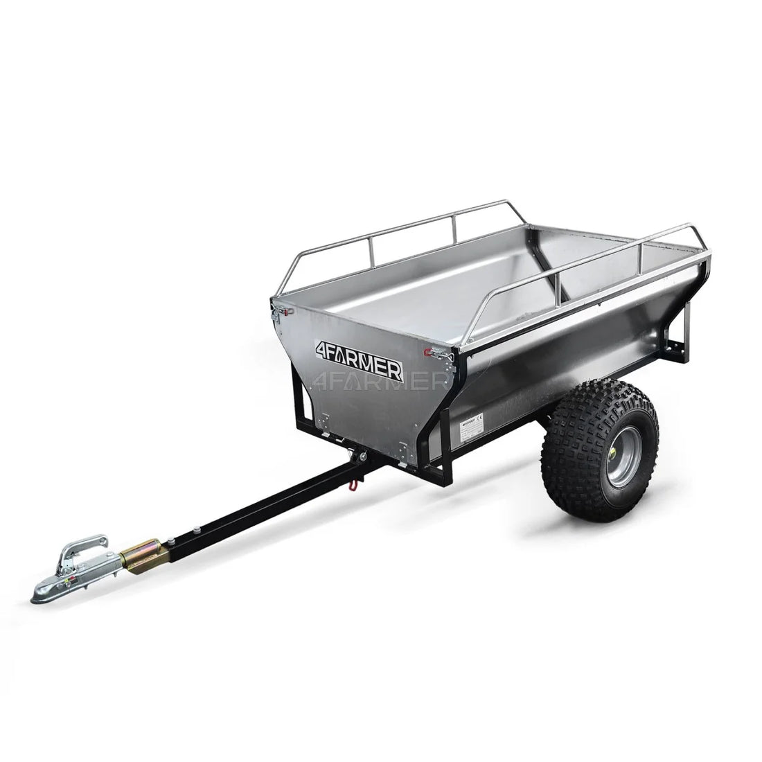 Rimorchio da giardino per quad (ATV) KD-T01C con sponde