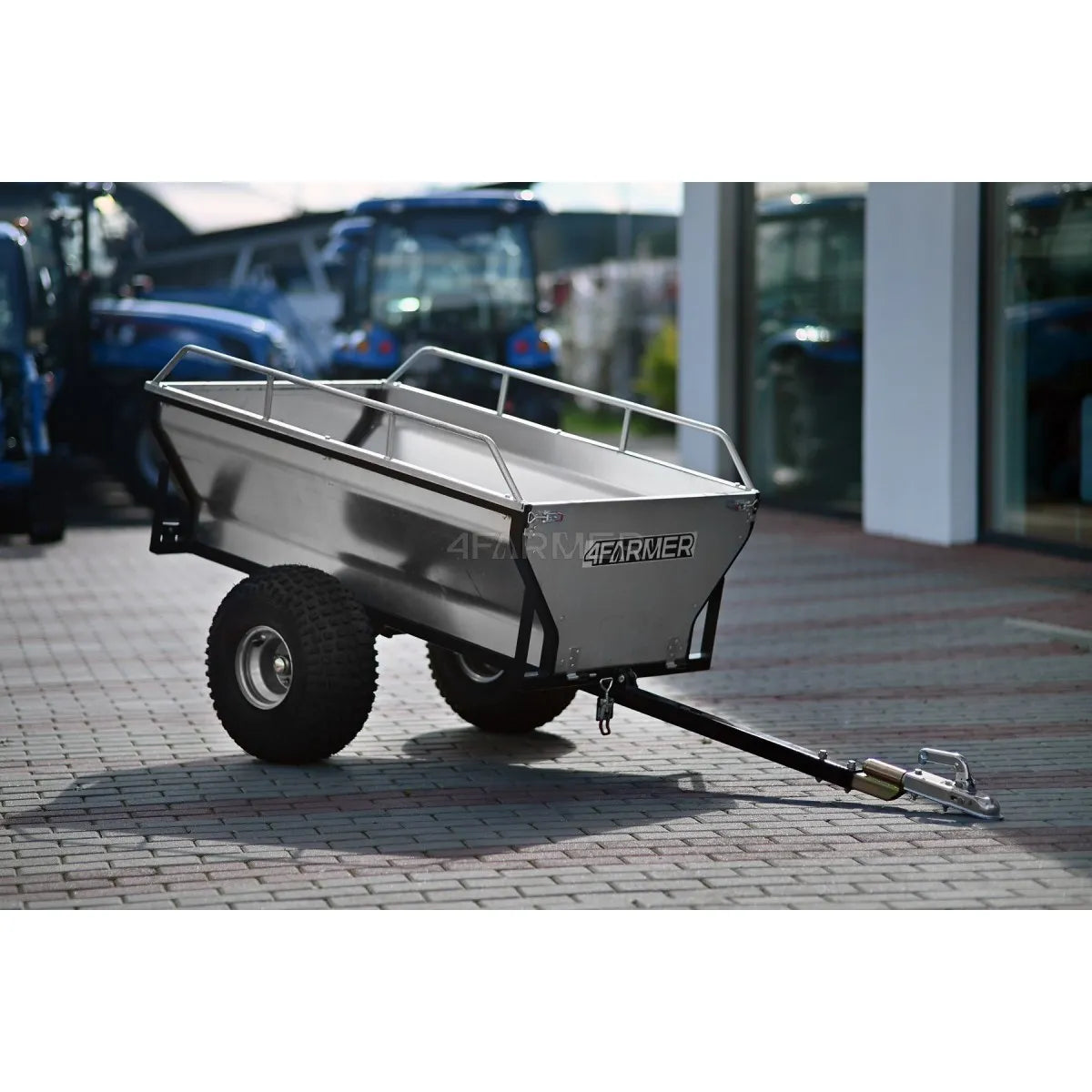 Rimorchio da giardino per quad (ATV) KD-T01C con sponde