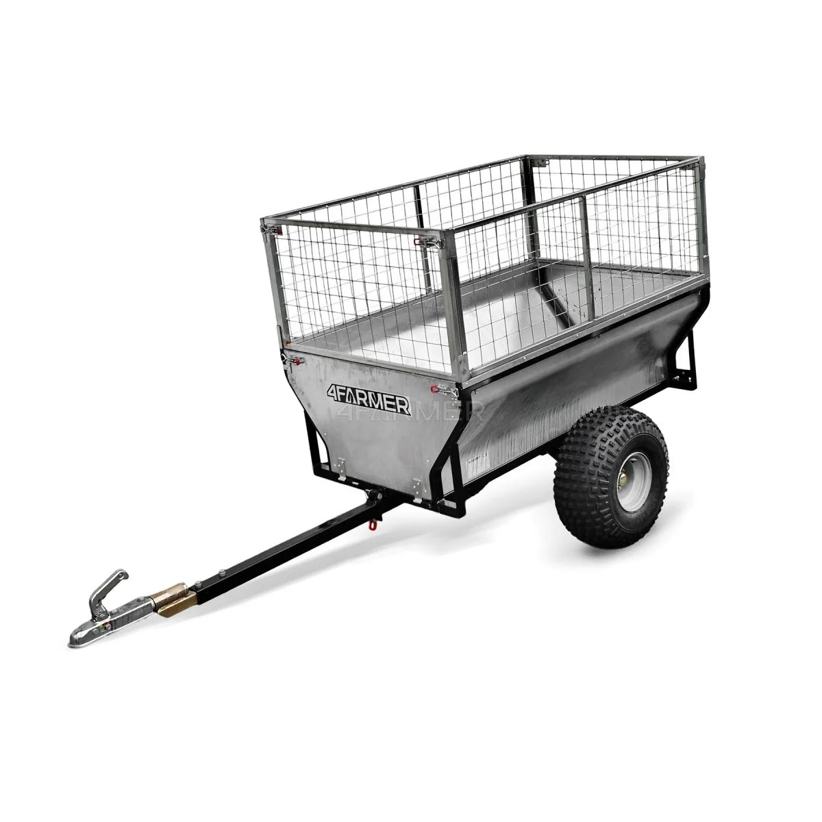 Rimorchio da giardino per quad (ATV) KD-T01B con estensioni a rete