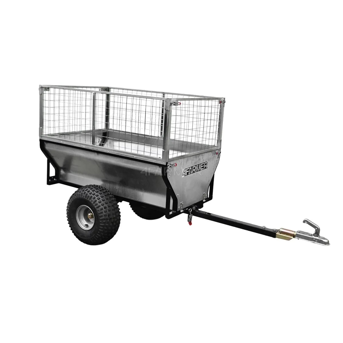 Rimorchio da giardino per quad (ATV) KD-T01B con estensioni a rete