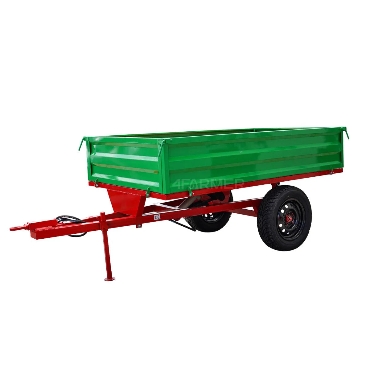 Rimorchio Agricolo Monocarrello 1T con Ribaltabile – SMA Macchine
