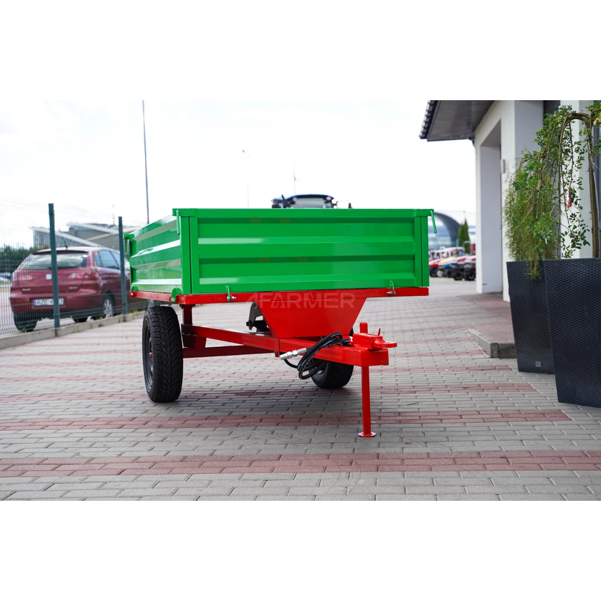 Rimorchio Agricolo Monocarrello 1T con Ribaltabile – SMA Macchine