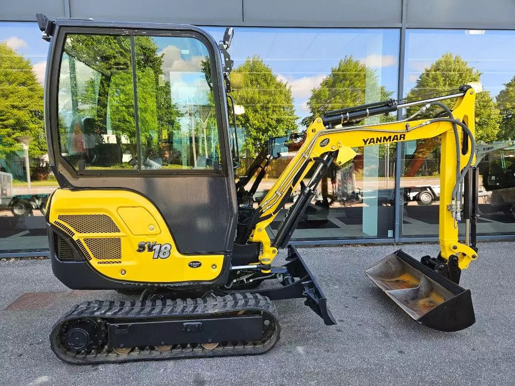 Yanmar SV18 Minibagger 2021 – 2 Tonnen, ausziehbare Ketten, 9,5 kW, LE ...